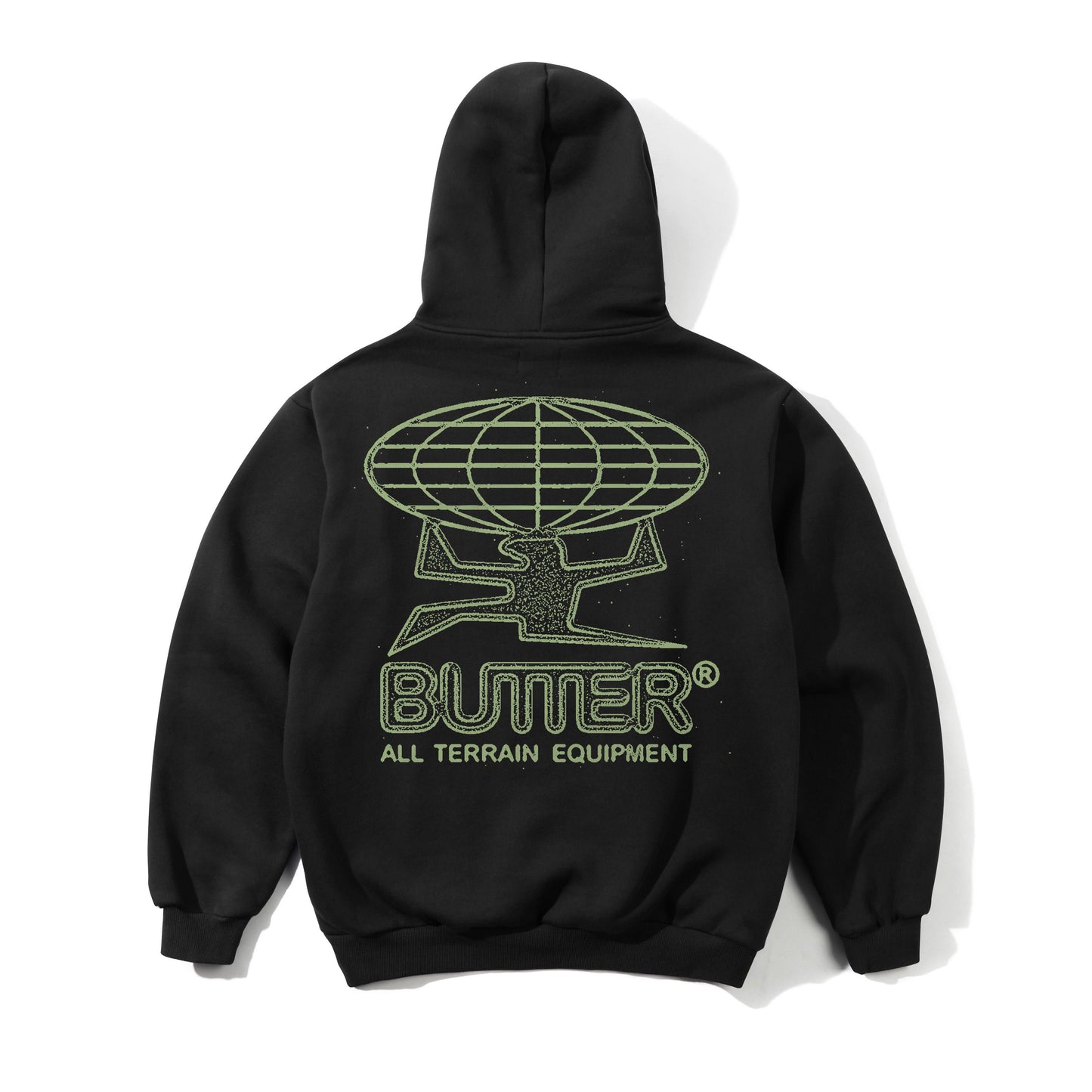 Terrain Pullover Hood - Black