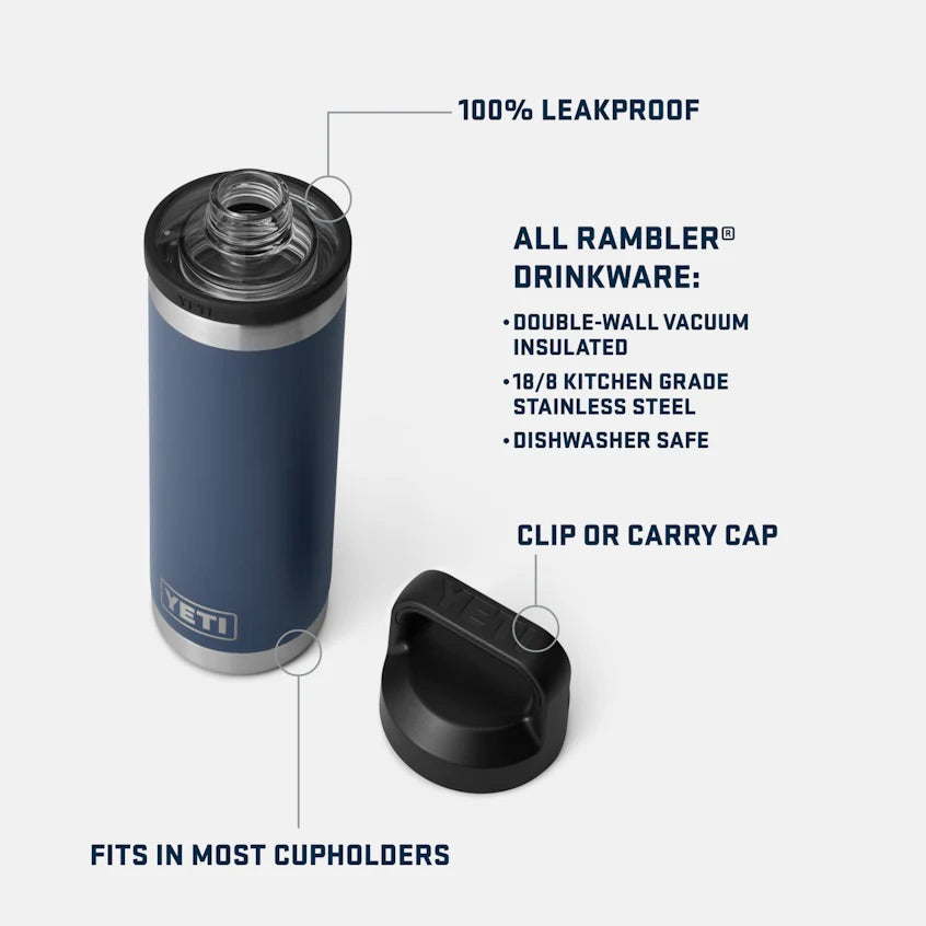 Rambler® 18 Oz (532 Ml) Bottle - Chug Cap - Rescue Red