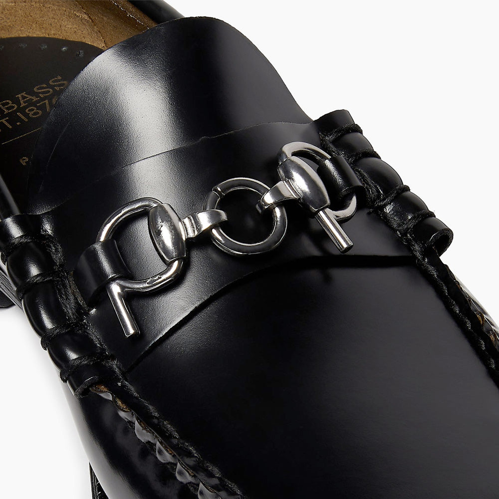G.H. Bass X POP Trading Company Easy Weejun Lincoln - Black Leather
