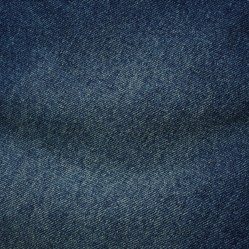 Straight Leg Denim Jeans - Distressed Indigo