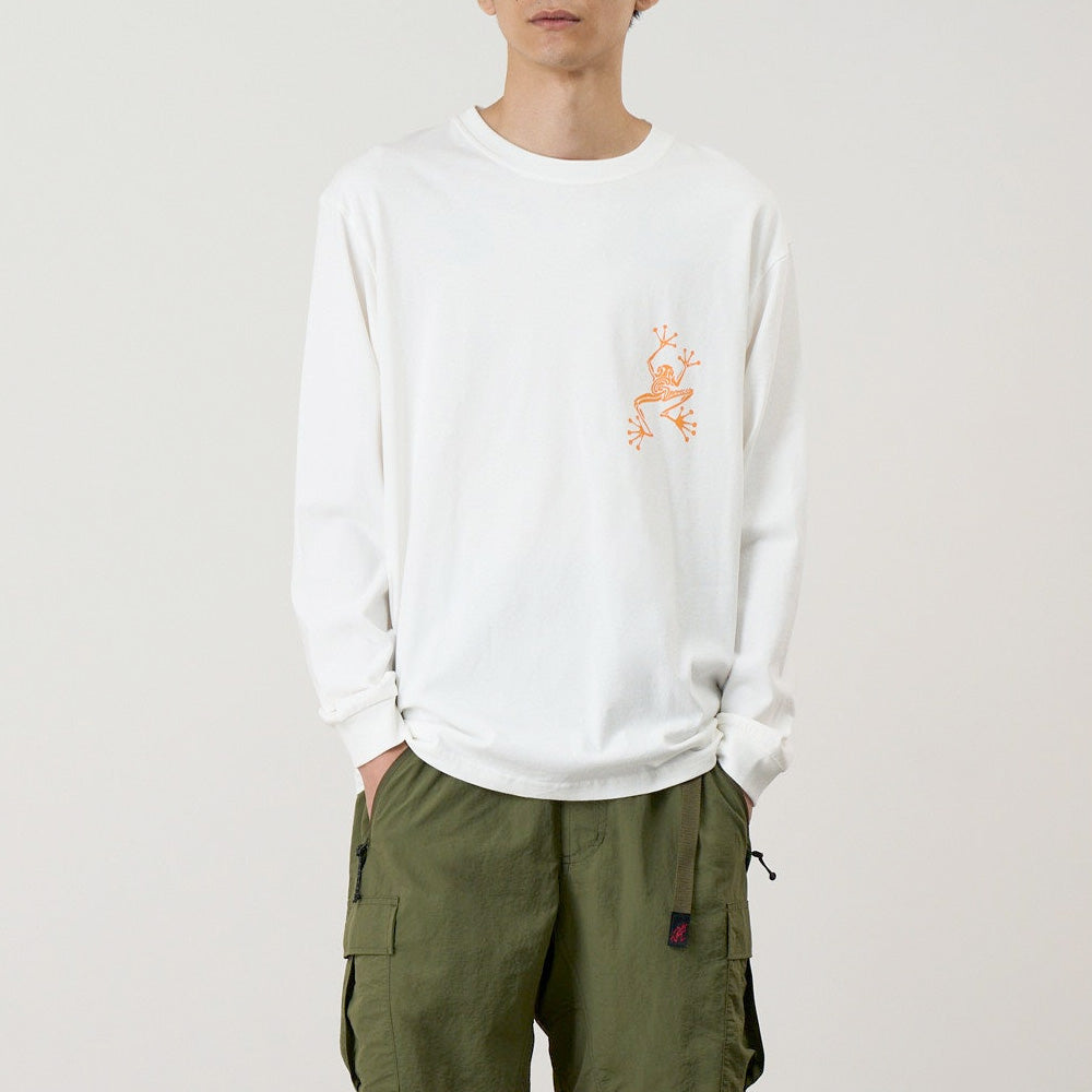 Sticky Hands L/S Tee - White