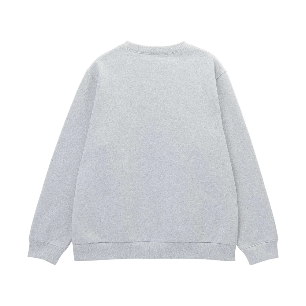 One Point Crew Sweatshirt - Heather Grey