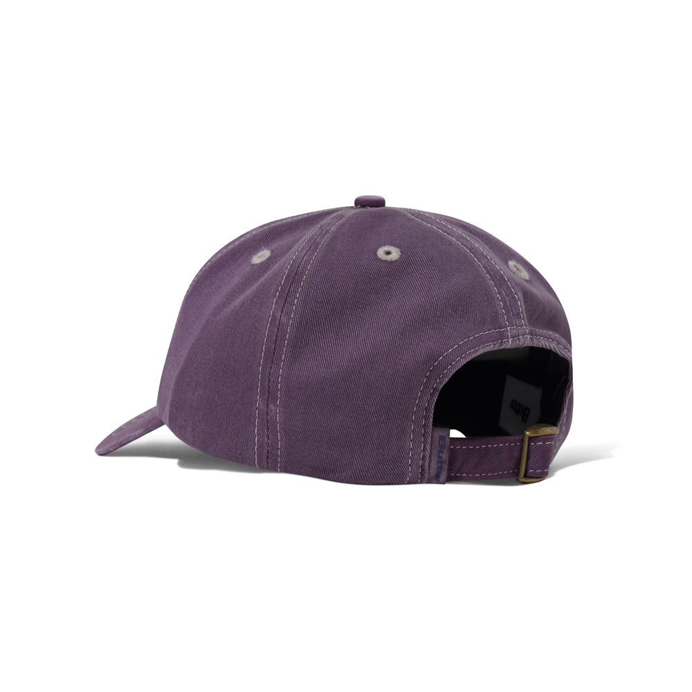 Rounded Logo 6 Panel Cap Washed Eggplant