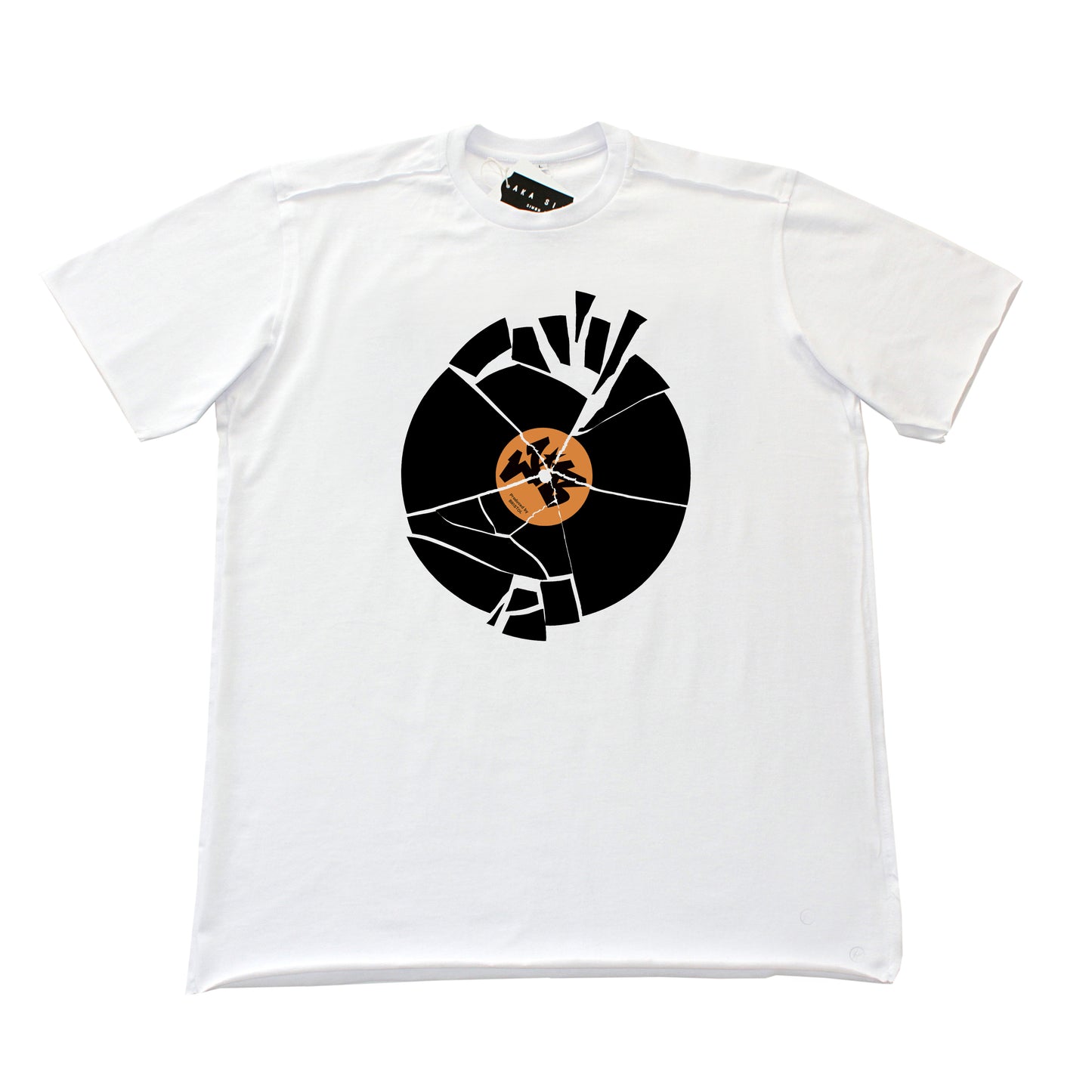 AKA Six X Wild Bunch Broken Record T-Shirt - White