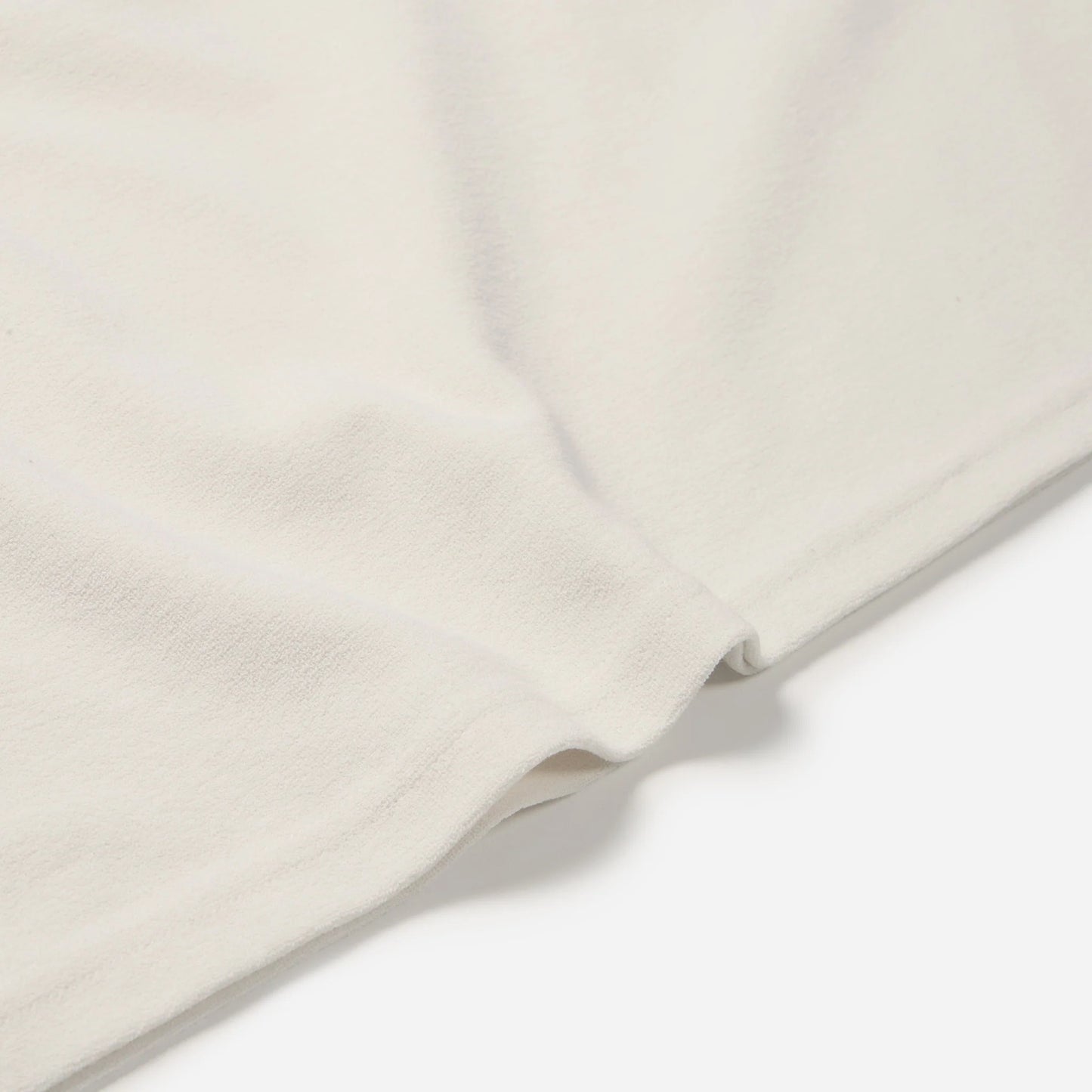 Terry Ringer Half Tee - Cream