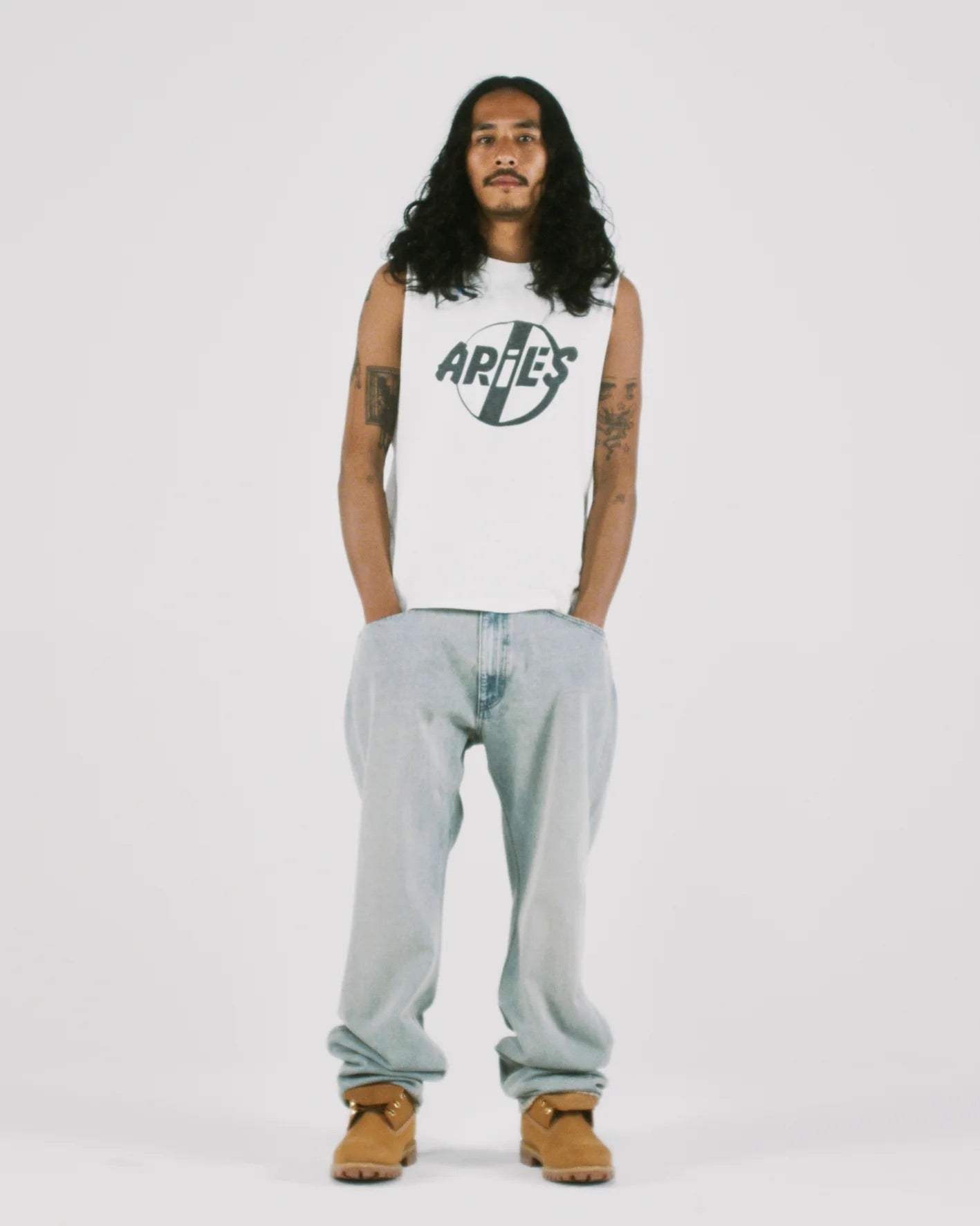 Punk Muscle Vest - White
