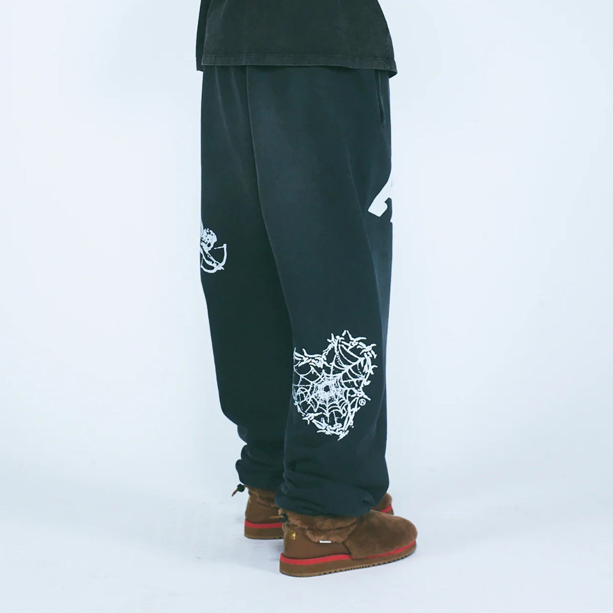 Premium Aged Cherub Column Sweatpant - Black