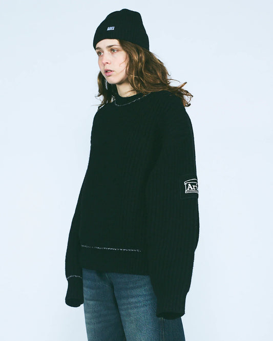 Chunky Knit Classic Jumper - Black