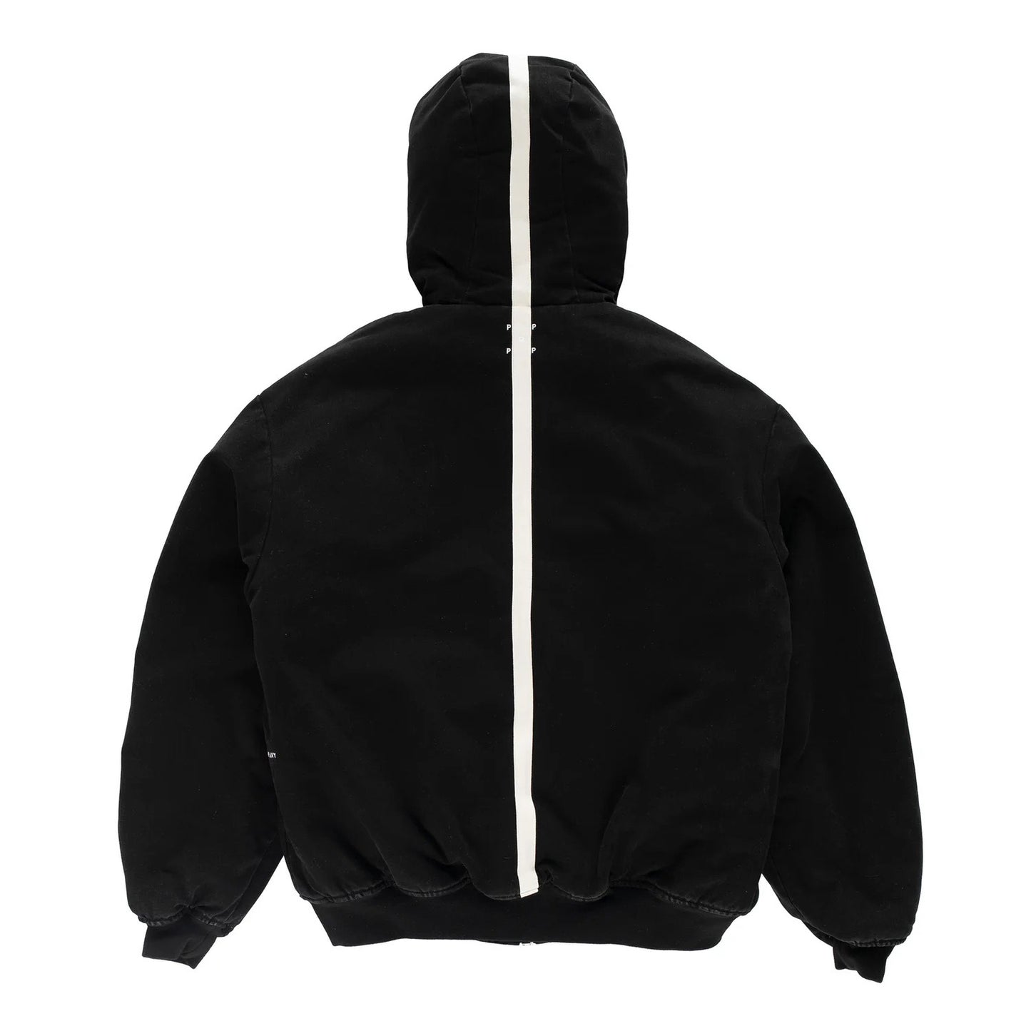 Hooded Flight Jacket - Black