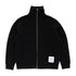 Knitted Full Zip - Black