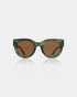 Lilly Sunglasses - Green Marble Transparent
