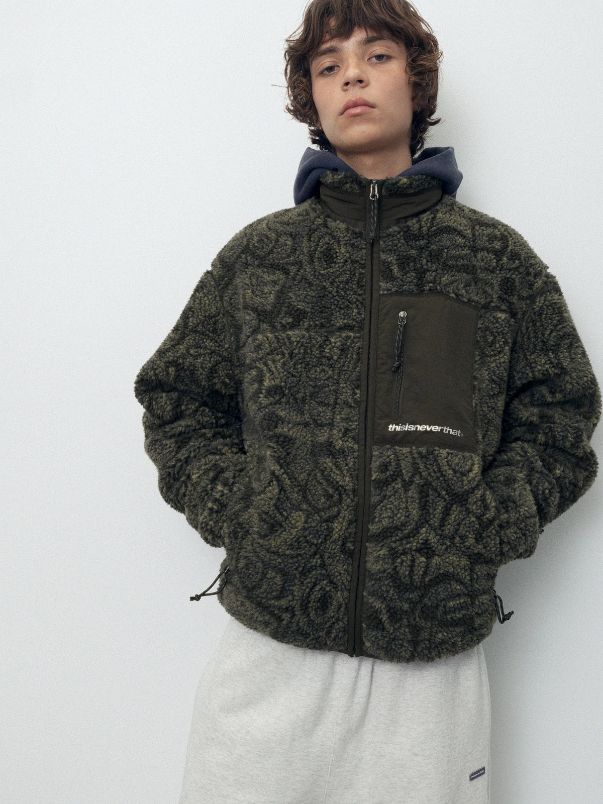 SP Sherpa Fleece Jacket - Brown