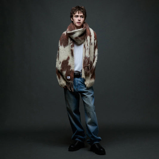 Max Scarf - Cow Multi