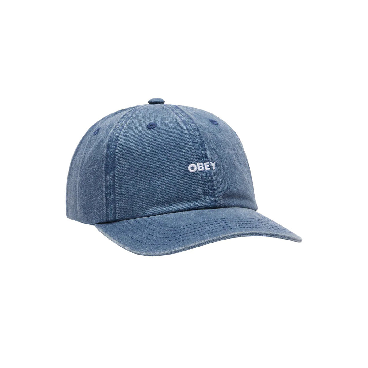 Pigment Bold 6 Panel Strapback - Pigment Navy