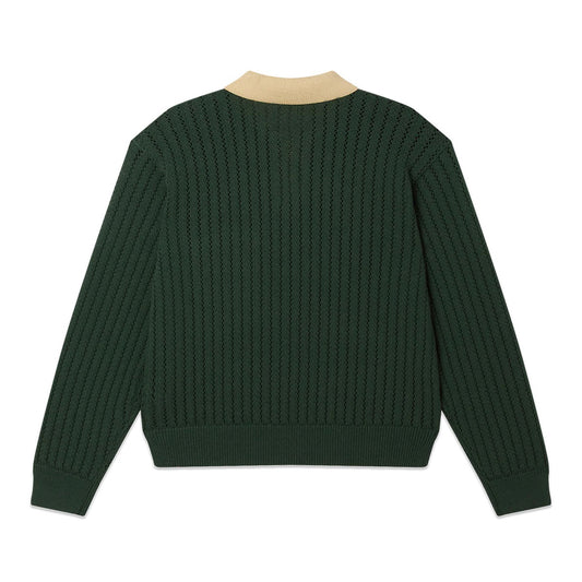 Jasper Polo Sweater - Pine Needle Multi