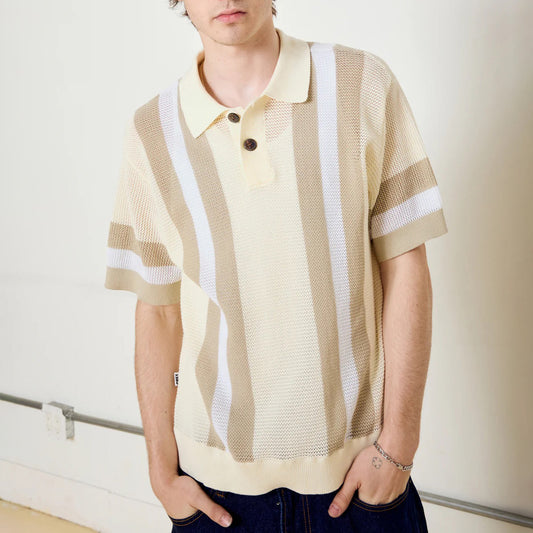 Seth Polo Sweater - Unbleached Multi