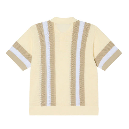 Seth Polo Sweater - Unbleached Multi