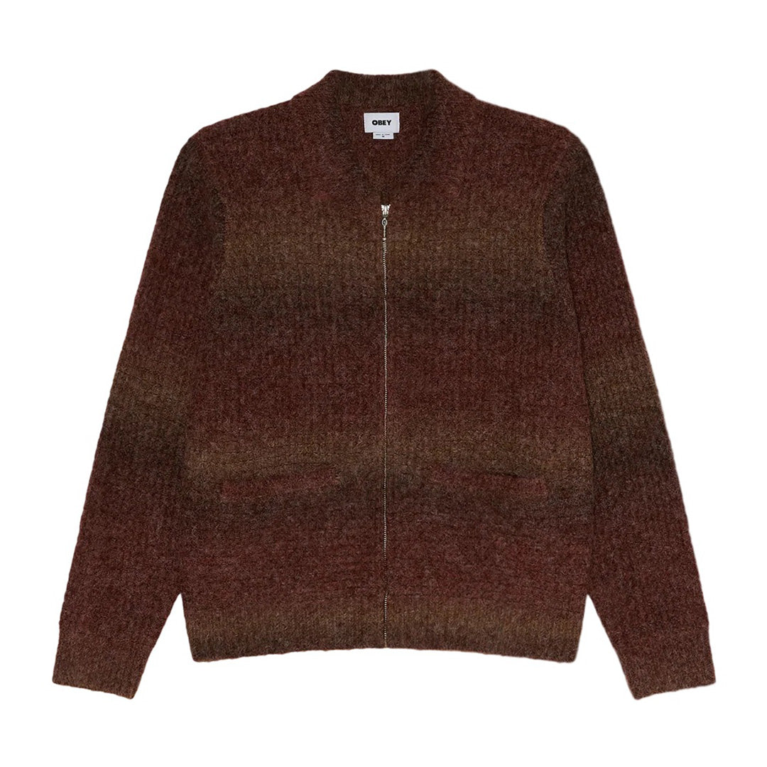 Anton Gradient Cardigan - Brown Multi