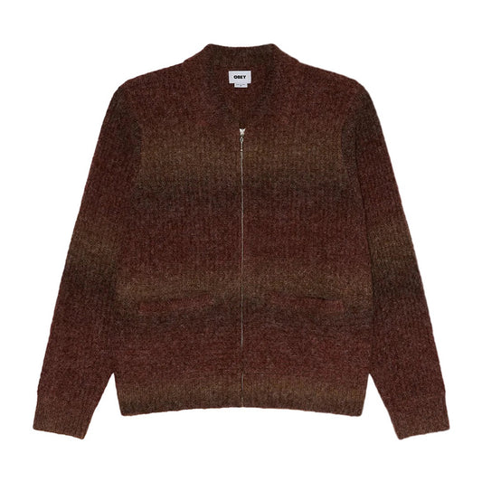 Anton Gradient Cardigan - Brown Multi