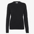 Women's Merino Wool Crew - Deep Black