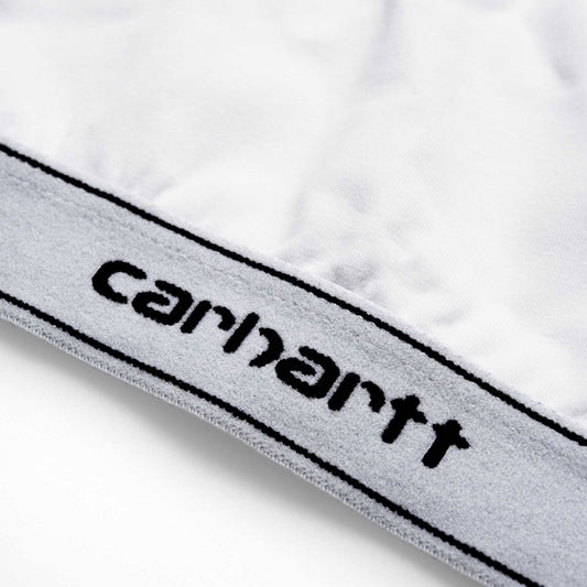 W' Script Top - White / Black