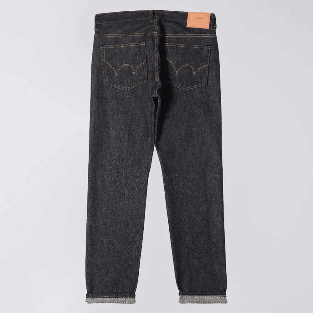 Regular Tapered Jeans, 13.5oz Rainbow Selvage - Blue Unwashed
