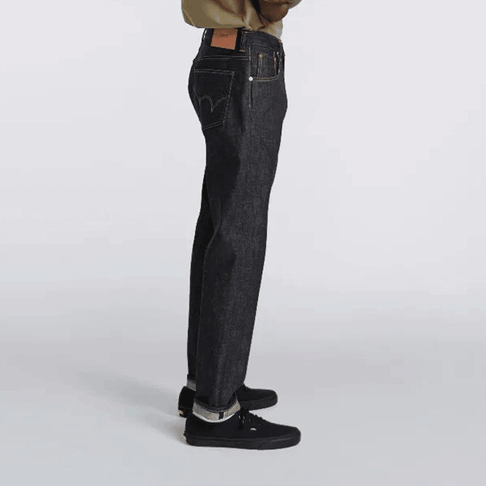 Regular Tapered Jeans, 13.5oz Rainbow Selvage - Blue Unwashed