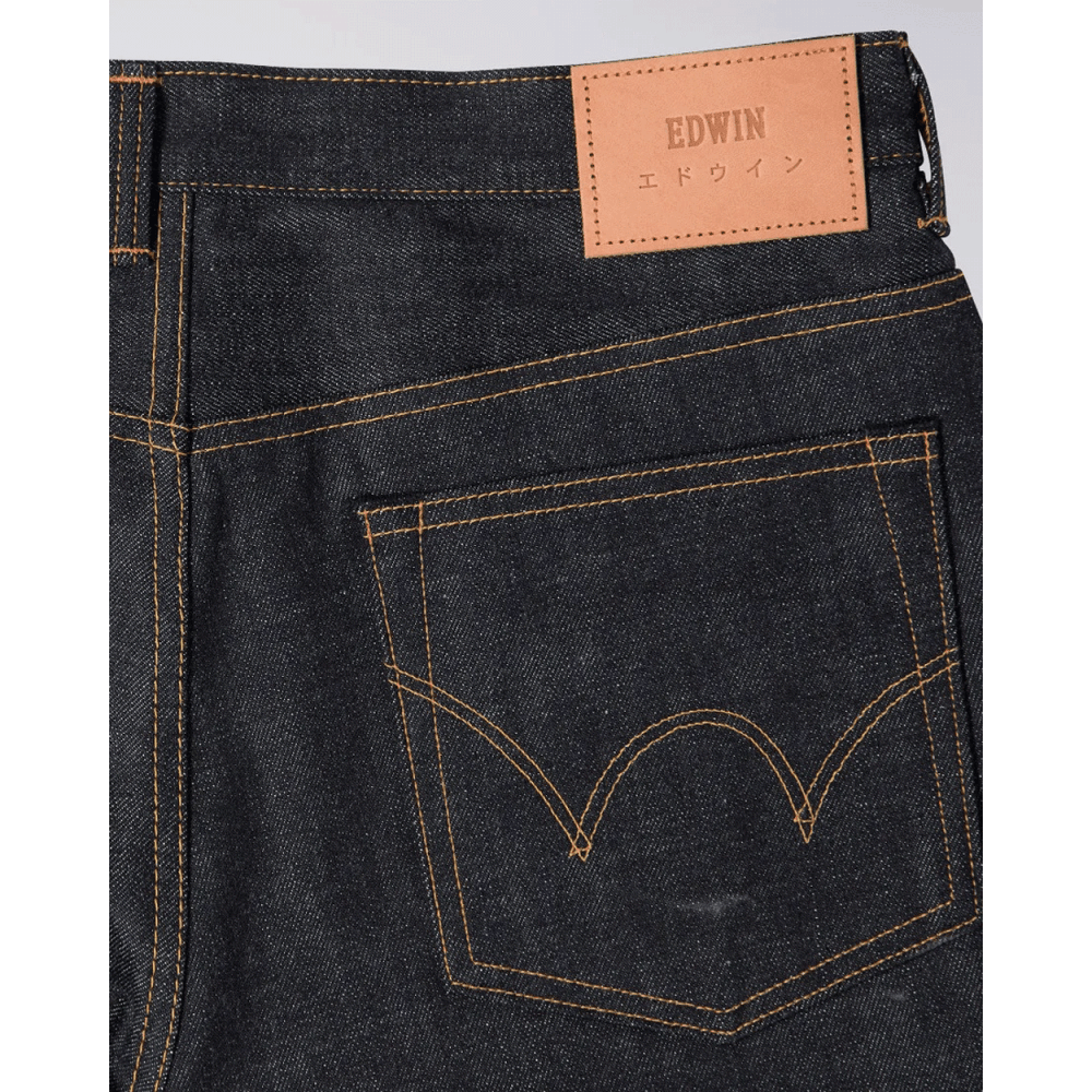 Regular Tapered Jeans, 13.5oz Rainbow Selvage - Blue Unwashed
