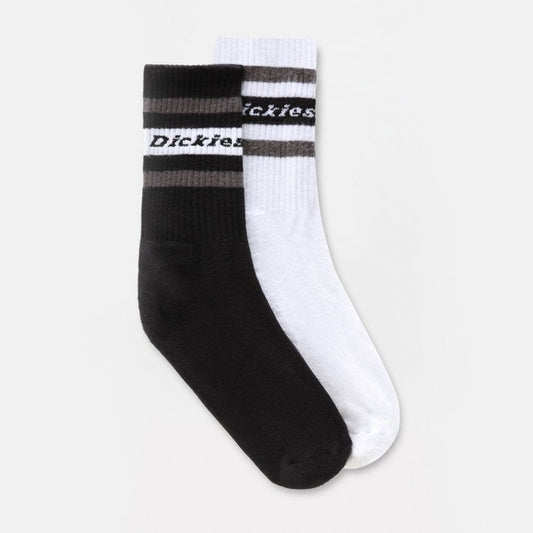 Genola Socks, 2 Pack - Black / White