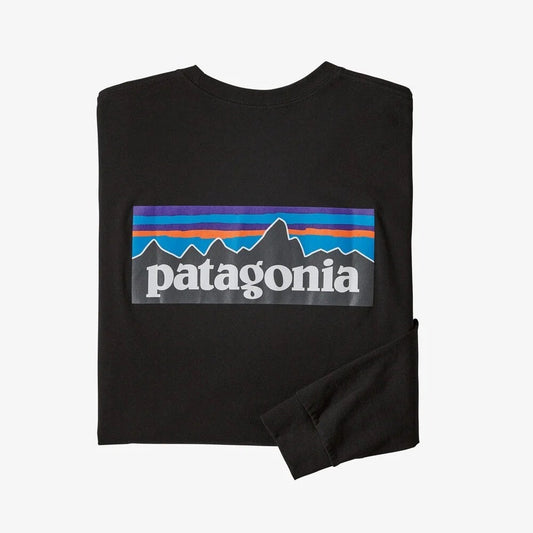 Men's Long-Sleeved P-6 Logo Responsibili-Tee® - Black