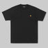 S/S American Script T-Shirt  - Black
