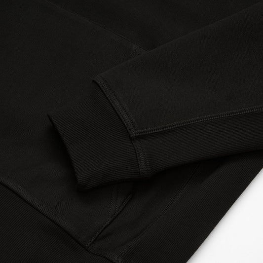 Hooded American Script Sweat - Black
