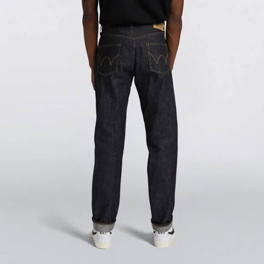 Regular Tapered Jeans, 13.5oz Rainbow Selvage - Blue Unwashed