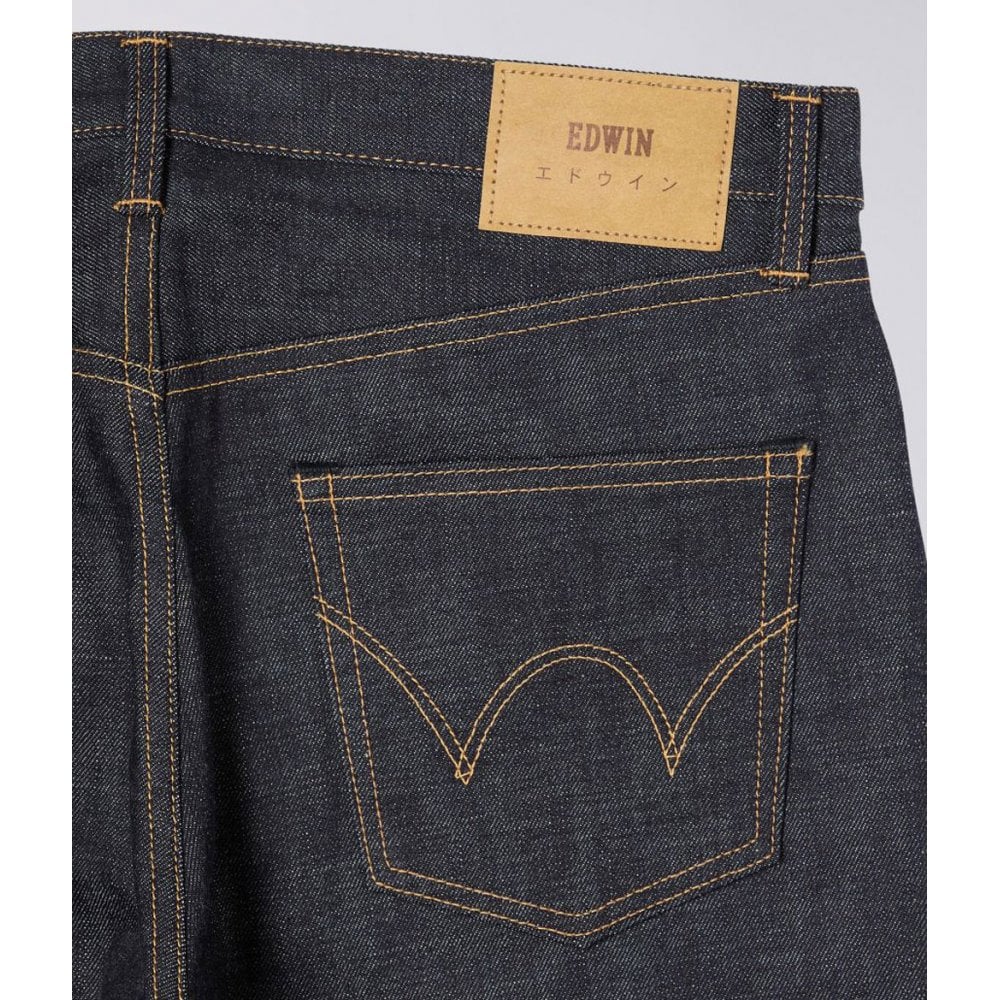 Regular Tapered Jeans, 13.5oz Rainbow Selvage - Blue Unwashed