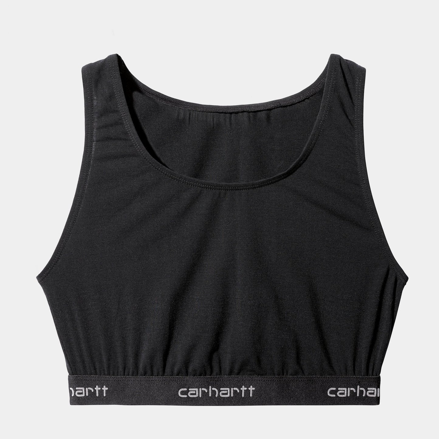 W' Script Racer Tank - Black