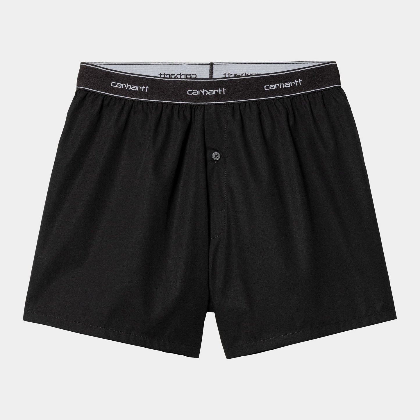 Cotton Script Boxers - Black