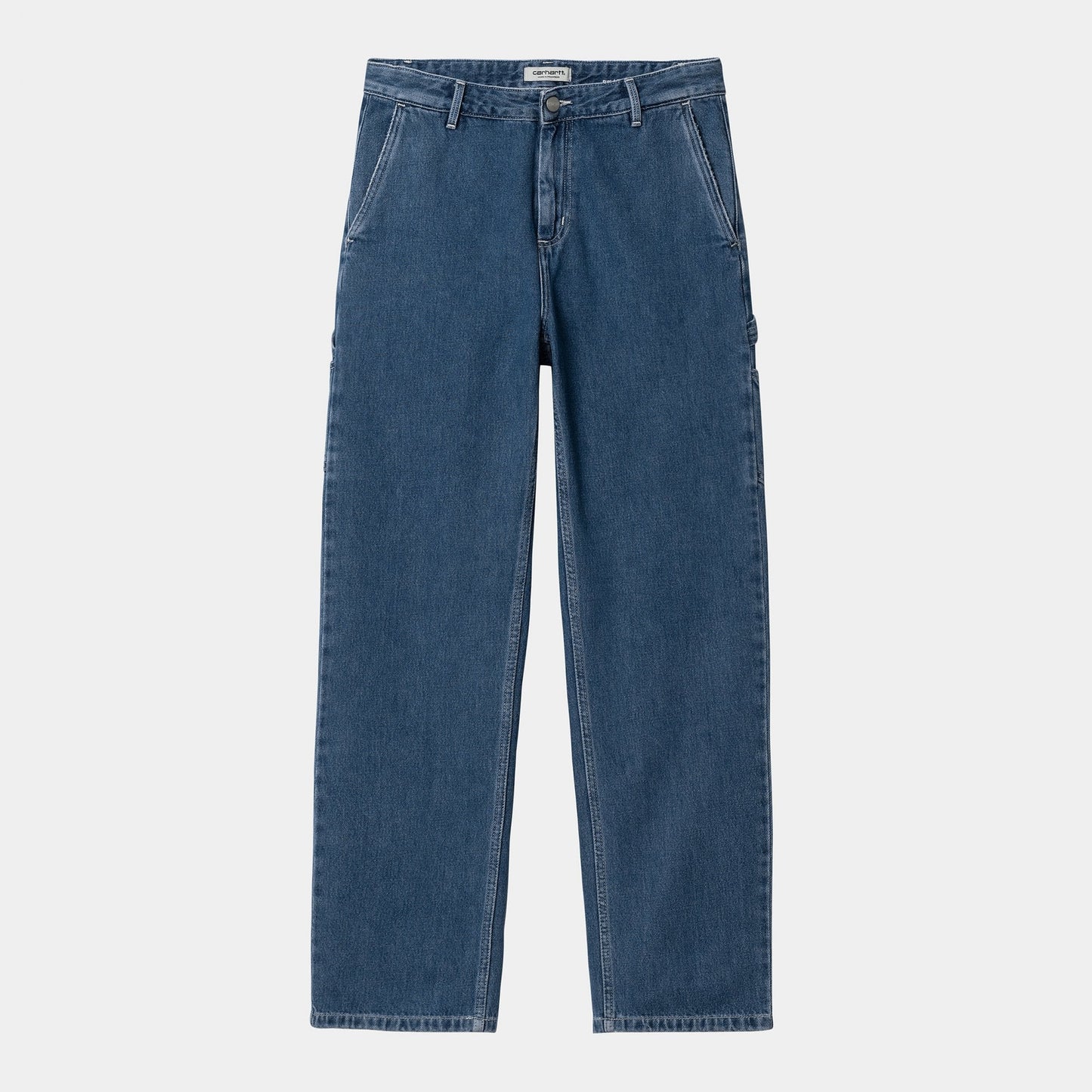 W' Pierce Pant Straight - Blue (Stone Washed)