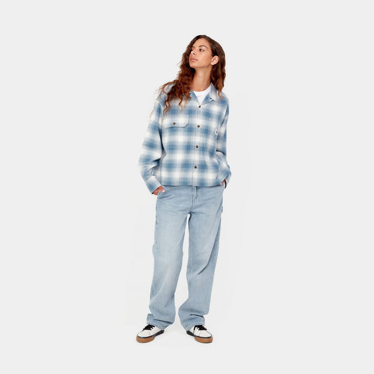 W' Pierce Pant, Straight - Blue (Light Stone Washed)