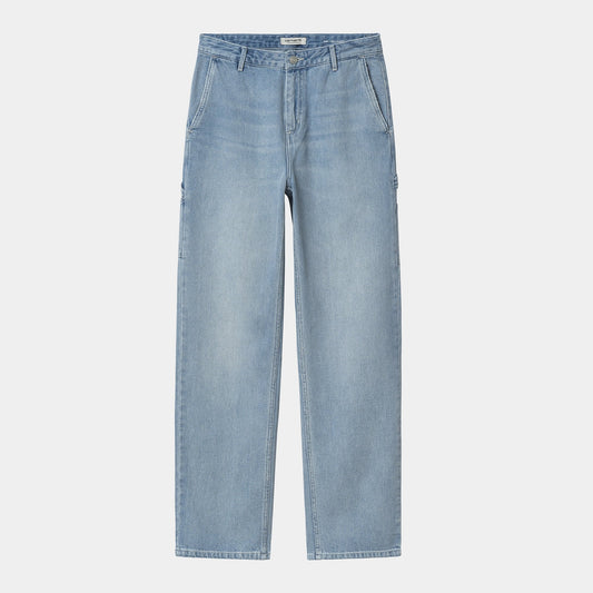 W' Pierce Pant, Straight - Blue (Light Stone Washed)