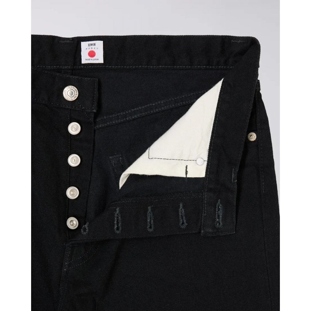 Loose Straight, 13oz Kaihara Denim - Black