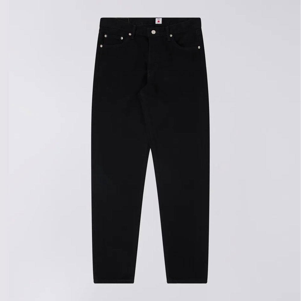 Regular Tapered Jeans, 13oz Kaihara Denim - Black Rinsed