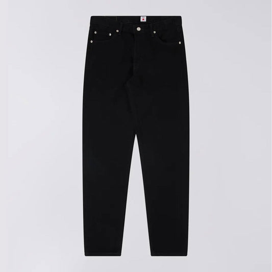 Regular Tapered Jeans, 13oz Kaihara Denim - Black Rinsed