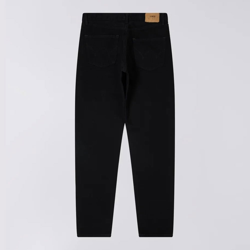 Regular Tapered Jeans, 13oz Kaihara Denim - Black Rinsed