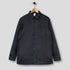 Polycotton Collared Snap Shirt - Black