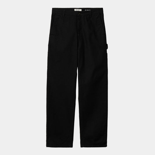 W' Pierce Pant, Straight - Black (Rinsed)