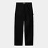 W' Pierce Pant, Straight - Black (Rinsed)