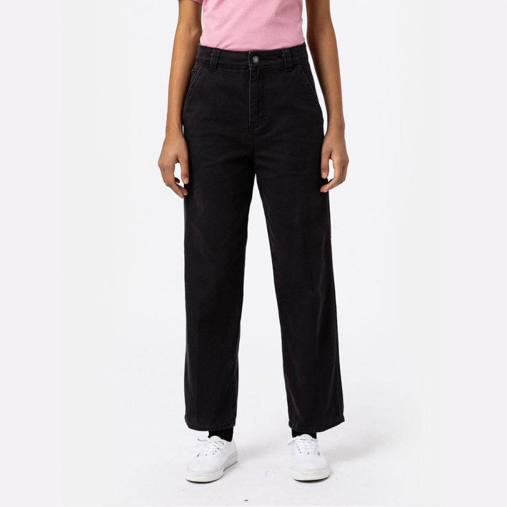 W' Duck Canvas Carpenter Pant - Stone Washed Black