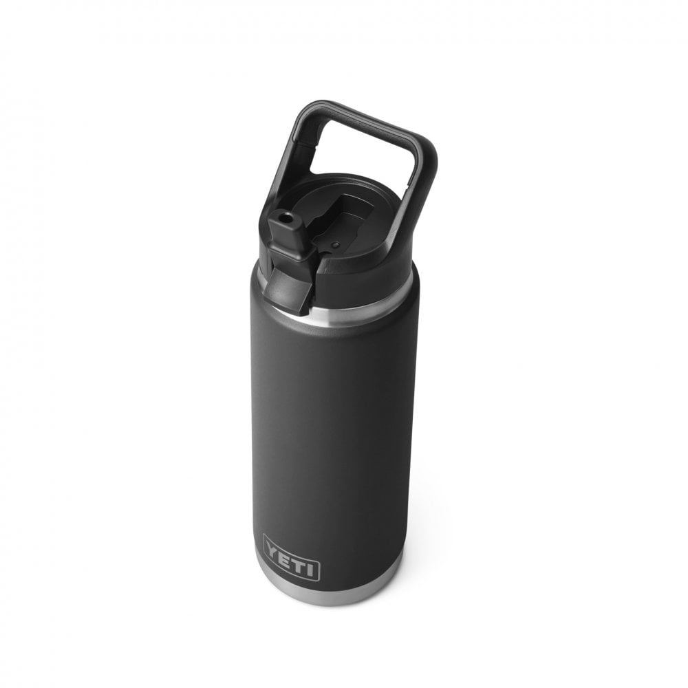 Rambler™ 26oz Bottle, Straw Cap - Black