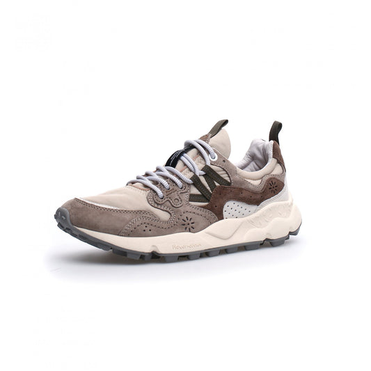 Yamano 3 Man, Suede / Nylon - Off White / Beige