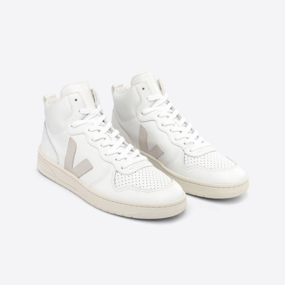 W' V-15 Leather - Extra White / Natural